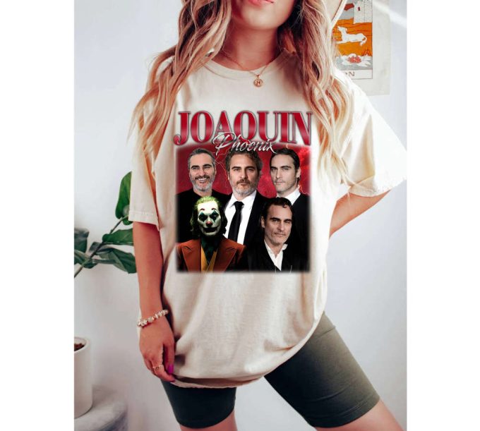 Trendy Joaquin Phoenix T-Shirt: Unisex Tee Shirt Sweater Tees Collection 2