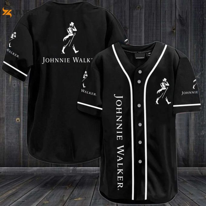 Johnnie Walker Whiskey Baseball Jersey 1