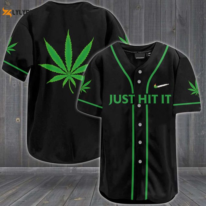 Just Hit It All Over Print Unisex Baseball Jersey 1