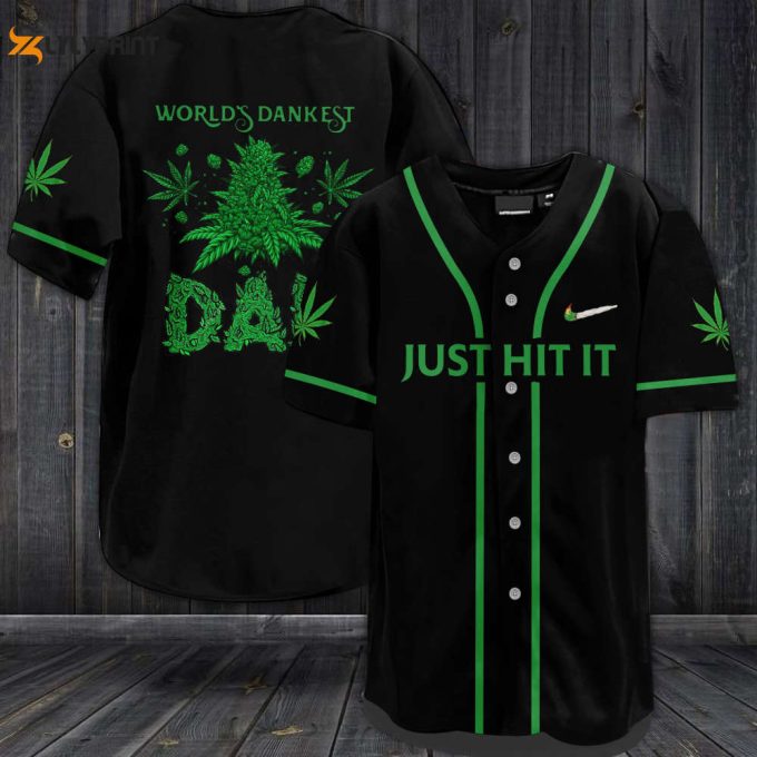 Just Hit It World'S Darkest Day All Over Print Unisex Baseball Jersey 1