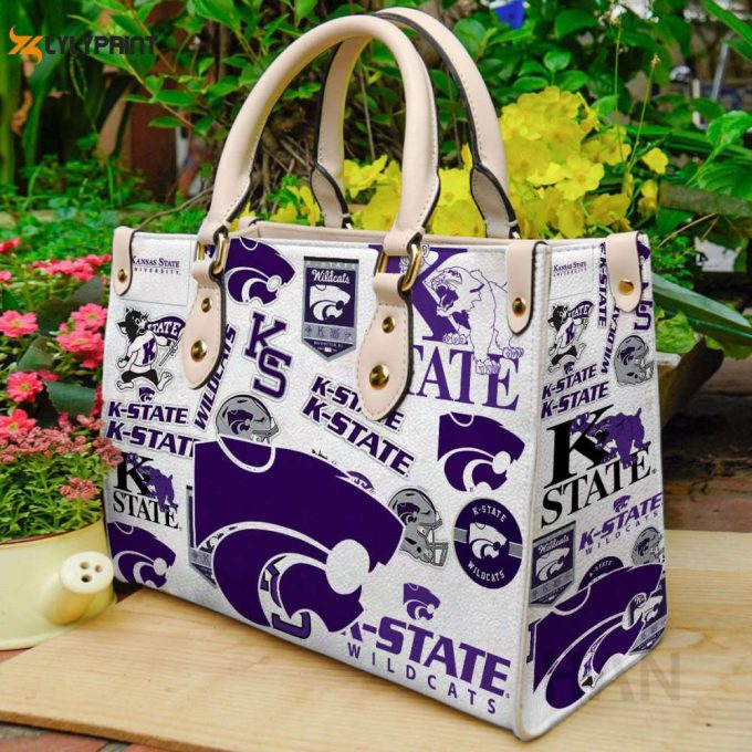 Kansas State Wildcats 2 Leather Handbag Gift For Women 1