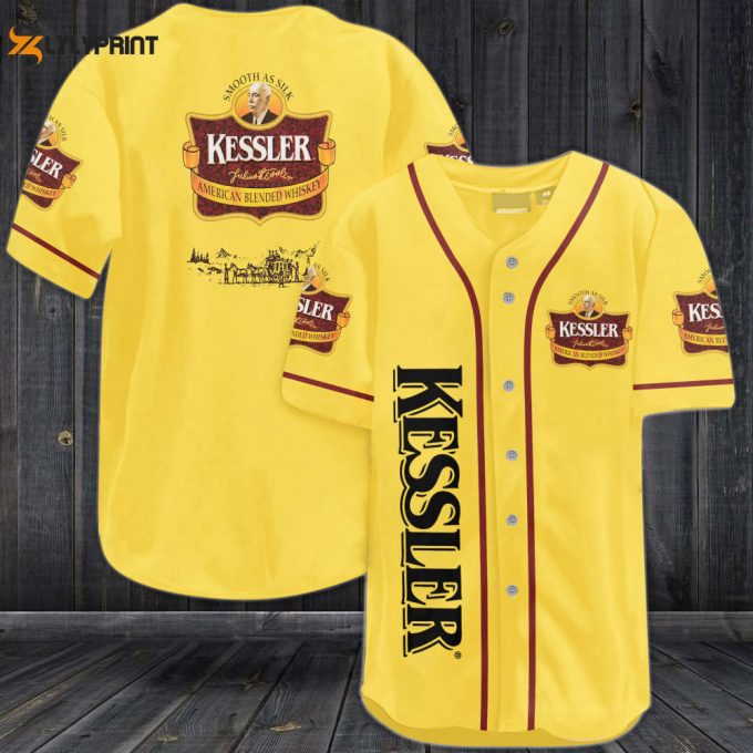 Kessler American Blended Whiskey Baseball Jersey 1