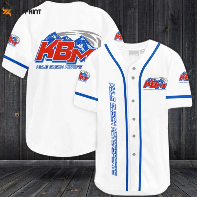 Kyle Busch Motorsports Racing Baseball Jersey 1