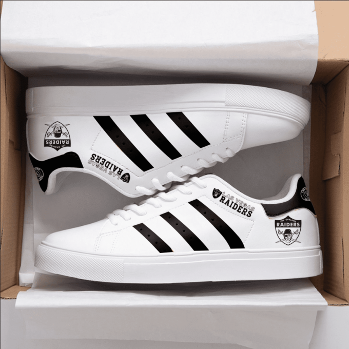 Las Vegas Raiders Skate Shoes For Men Women Fans Gift 2