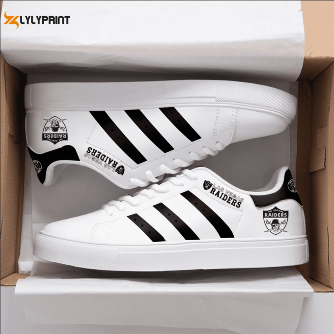 Las Vegas Raiders Skate Shoes For Men Women Fans Gift 1