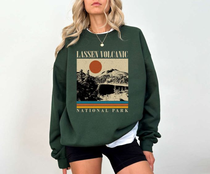 Lassen Volcanic T-Shirt &Amp; Sweatshirt: California Travel Gifts For Dad - Spooky Hoodie 2