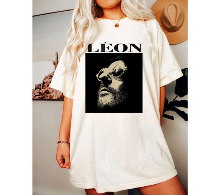 Léon Retro T-Shirt: Vintage Movie Shirt Hoodie Sweater Tees - Classic Léon Merchandise 2