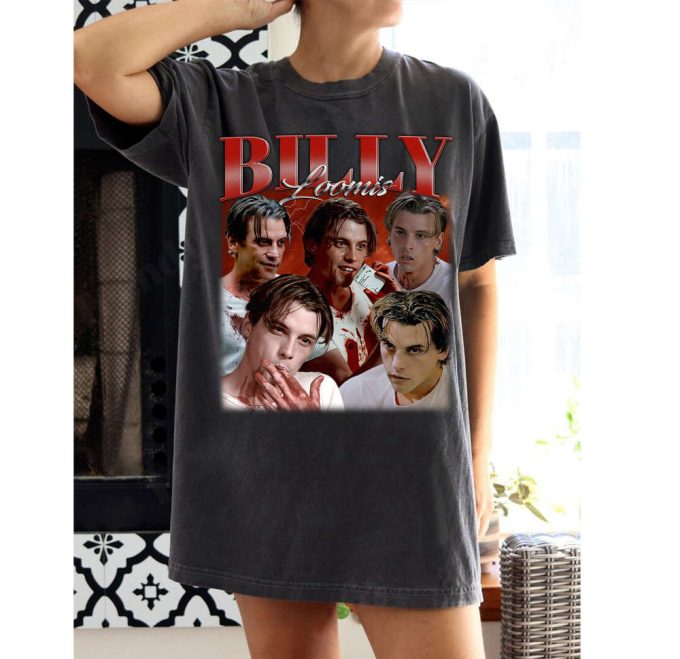 Limited Edition Billy Loomis Character T-Shirt: Engaging Unisex Tee &Amp; Sweater - Shop Now! 2