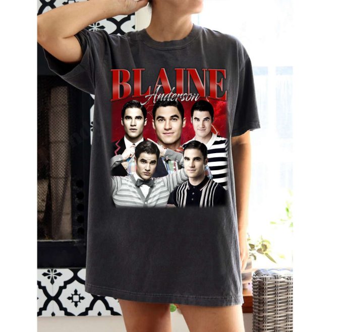 Exclusive Blaine Anderson Character Shirt: Limited Edition Tees Sweater &Amp; Unisex Attire 2