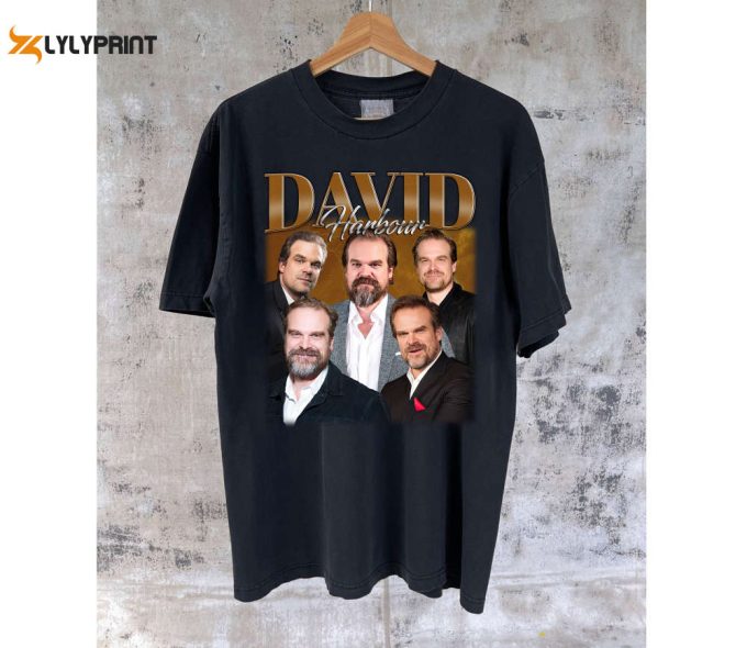 Exclusive David Harbour Merch: Limited Edition Shirts Tees Hoodies &Amp;Amp; Sweatshirts – Vintage-Inspired Casual T-Shirt Collection 1