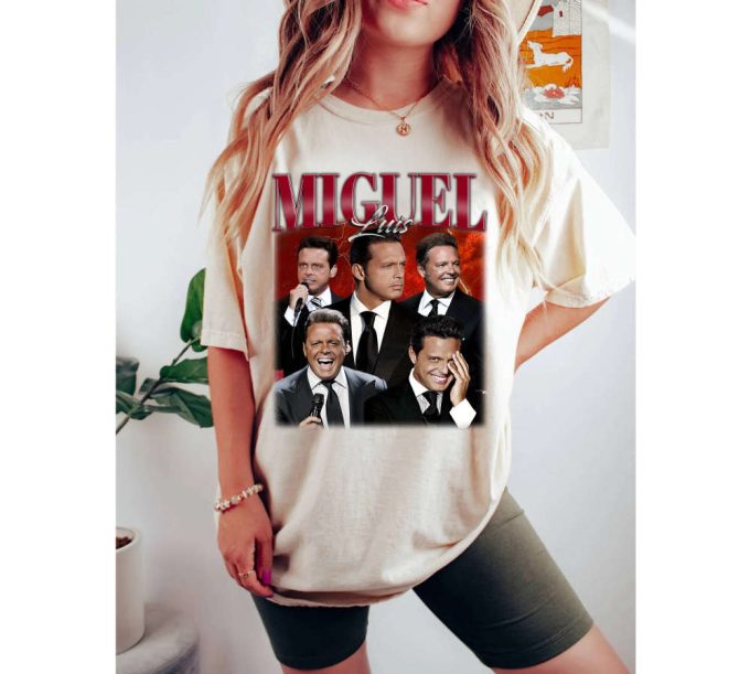 Luis Miguel Vintage Unisex T-Shirt: Classic Movie Tees &Amp; Sweaters 2