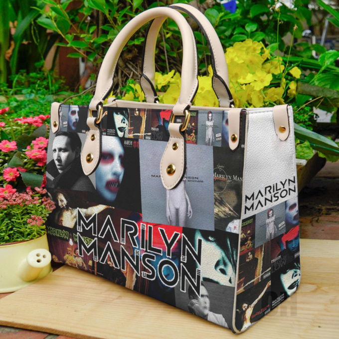 Marilyn Manson Leather Hand Bag Gift For Women'S Day: Perfect Women S Day Gift! 2