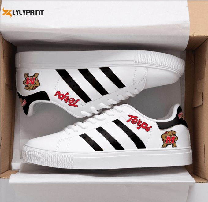 Maryland Terrapins 2 Skate Shoes For Men Women Fans Gift 1