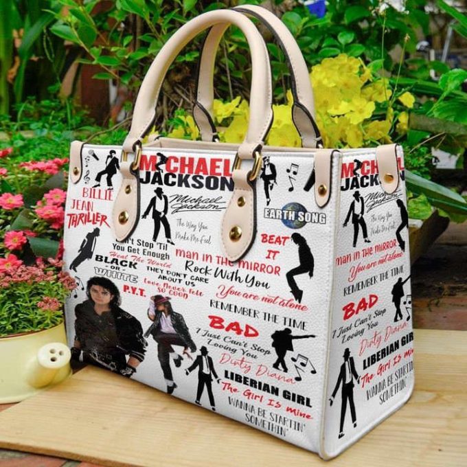 Stylish Michael Jackson 1 Leather Hand Bag Gift For Women'S Day - Perfect Women S Day Gift G95 2