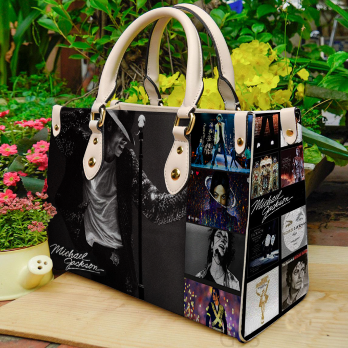 Stylish Michael Jackson 3 Leather Hand Bag Gift For Women'S Day: Perfect Women S Day Gift G95 2