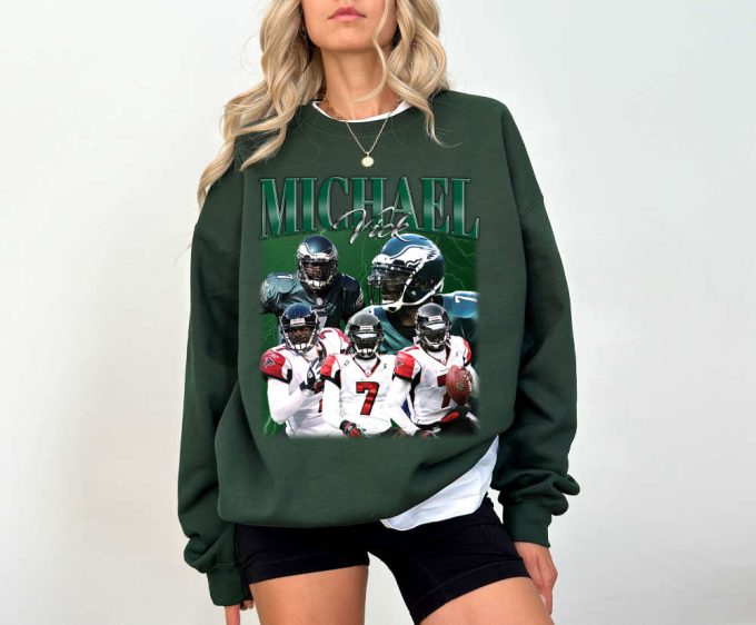 Shop Michael Vick T-Shirt &Amp; Sweater: Perfect Christmas Gifts For Football Lovers &Amp; Sports Enthusiasts! 3