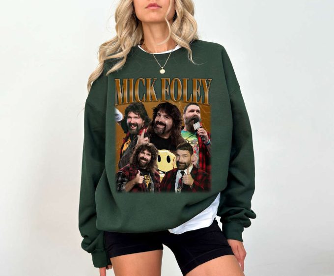 Mick Foley T-Shirt: Character Shirt Collection For Adults - Casual College Tees &Amp; Sweaters 2