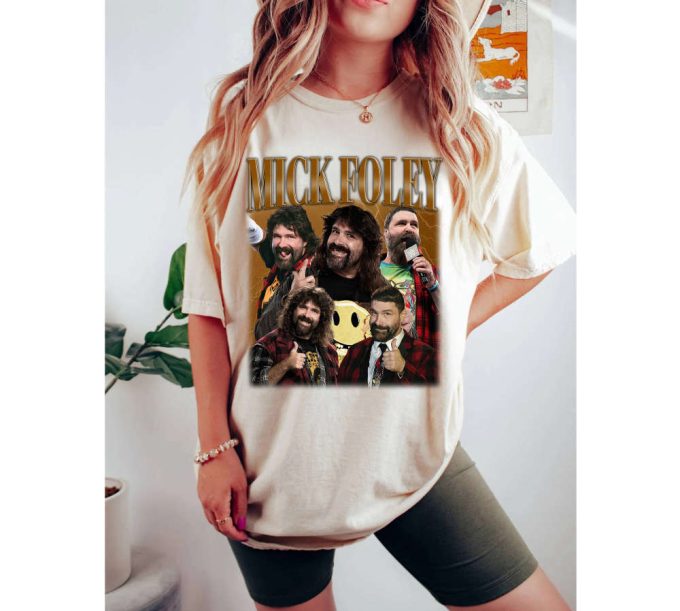 Mick Foley T-Shirt: Character Shirt Collection For Adults - Casual College Tees &Amp; Sweaters 3