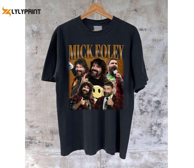 Mick Foley T-Shirt: Character Shirt Collection For Adults - Casual College Tees &Amp;Amp; Sweaters 1