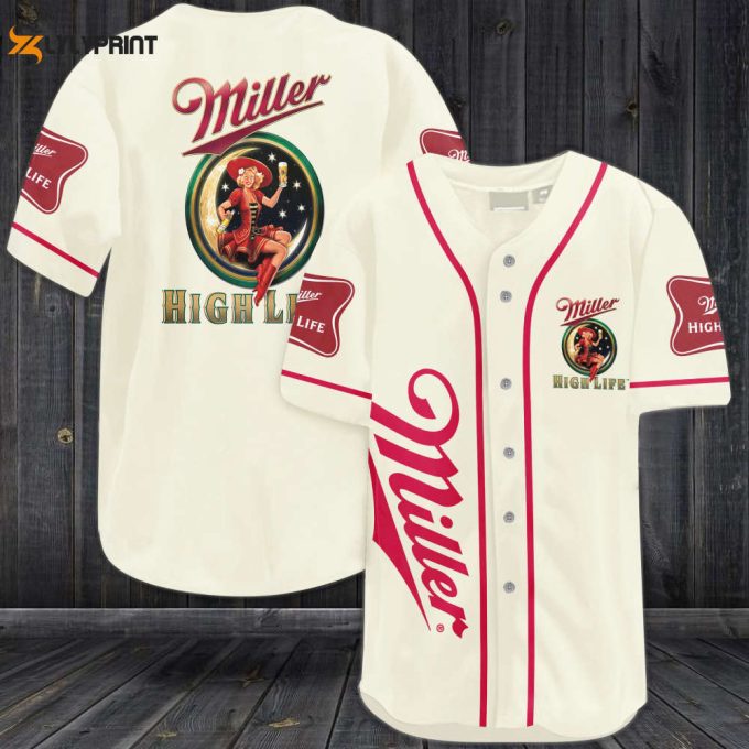 Miller High Life Baseball Jersey 1