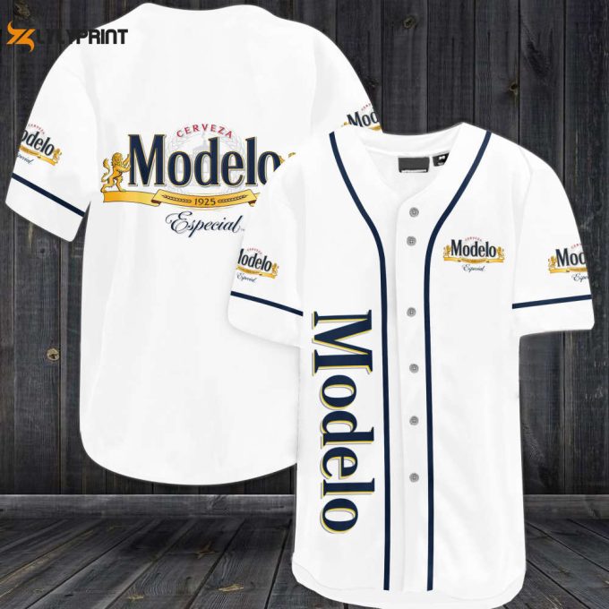 Modelo Cerveza Beer Baseball Jersey 1