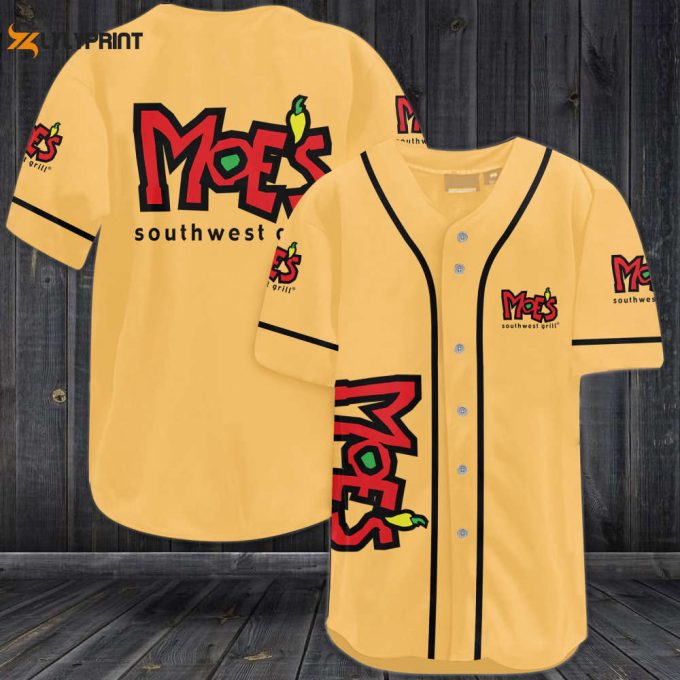 Moe'S Southwest Grill Baseball Jersey - Gift For Men Women 1