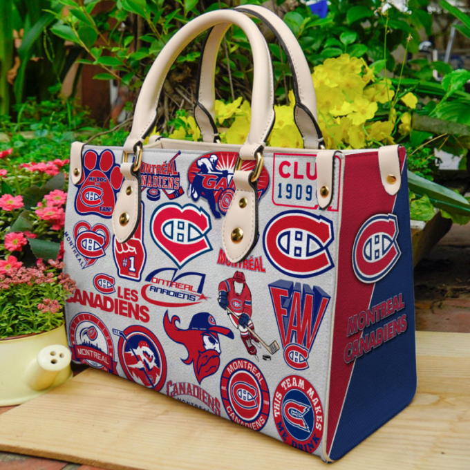 Montreal Canadiens Leather Handbag Gift For Women 2