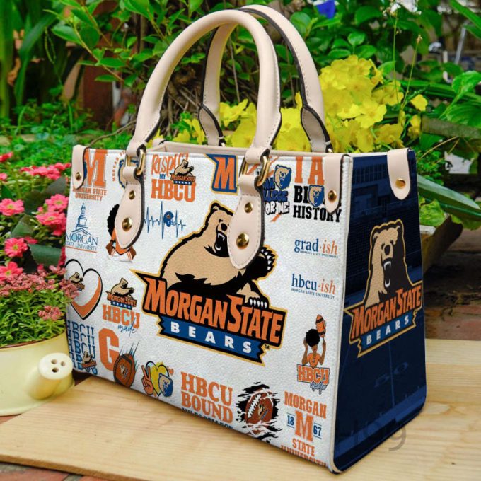 Morgan State Bears Leather Handbag Gift For Women 2