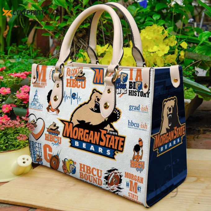 Morgan State Bears Leather Handbag Gift For Women 1