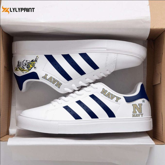 Navy Midshipmen 2 Skate Shoes For Men Women Fans Gift 1