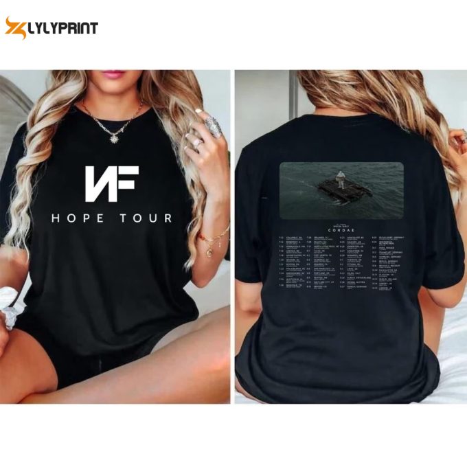 Nf Hope Shirt, Hope Album Tour Merch Tshirt, Nf Hope Tour 2023 Shirt, Rapper Nf Fan Shirt,Rap Best Fan Gift, Tour Merch, 2023 Concert Shirt 1