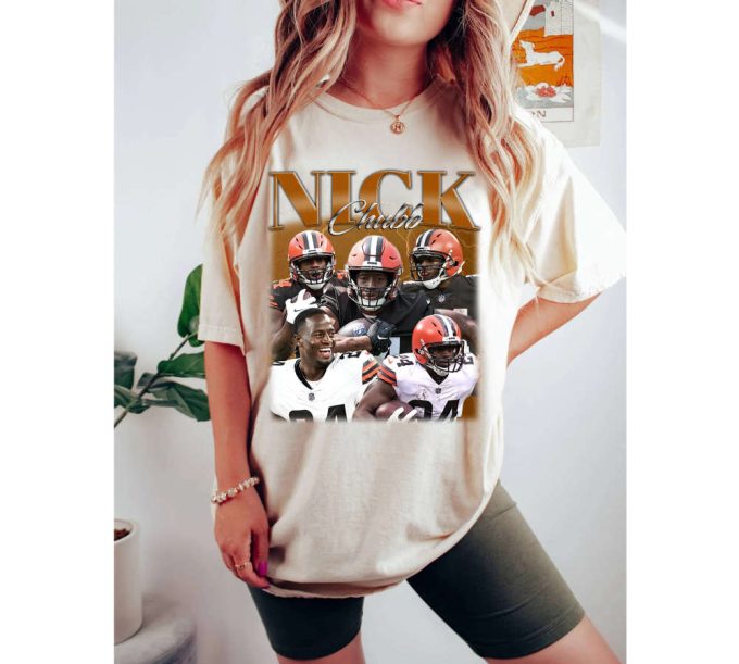 Nick Chubb T-Shirt Collection: Stylish Tees Sweaters &Amp; Gifts For Him - Perfect For Sunday Football &Amp; Super Bowl 3