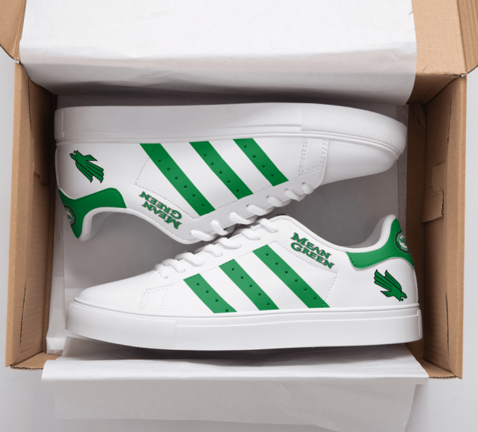 North Texas Mean 2 Green Skate Shoes For Men Women Fans Gift 2