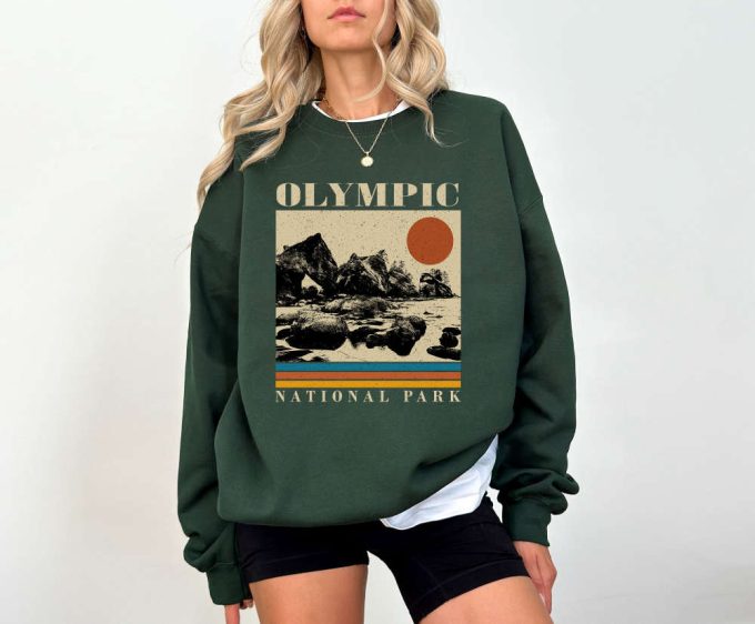 Olympic Travel T-Shirt &Amp; Sweatshirt: Washington Gift For Dad Travel Gifts &Amp; Hoodie 2