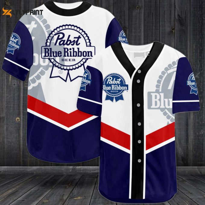 Pabst Blue Ribeer Baseball Jersey 1