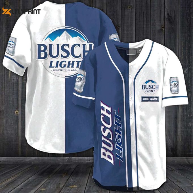 Personalized Busch Light Baseball Jersey 1