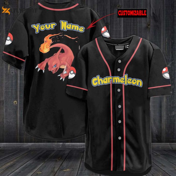 Personalized Charmeleon Baseball Jersey - Gift For Men Women 1