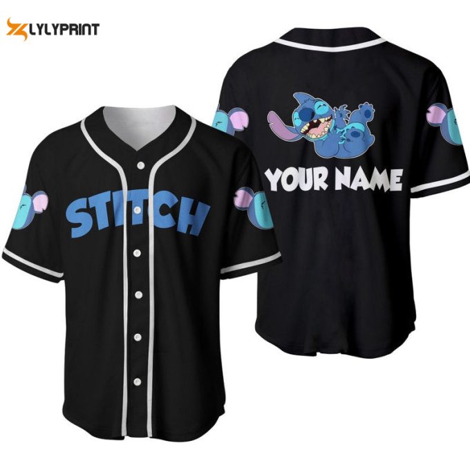 Personalized Chilling Stitch All Over Print Baseball Jersey 1