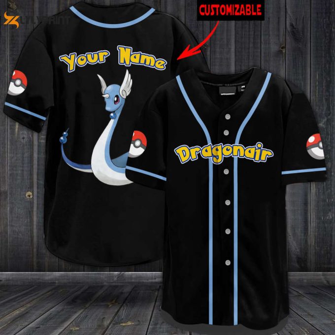 Personalized Dragonair Baseball Jersey 1