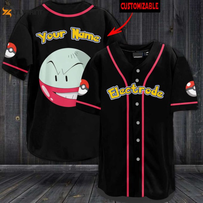 Personalized Electrode Baseball Jersey 1