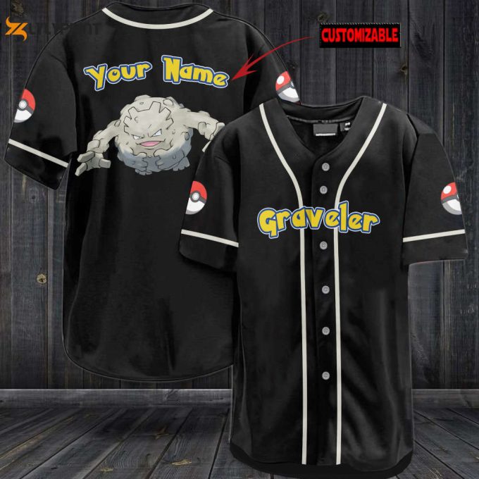 Personalized Graveler Baseball Jersey 1