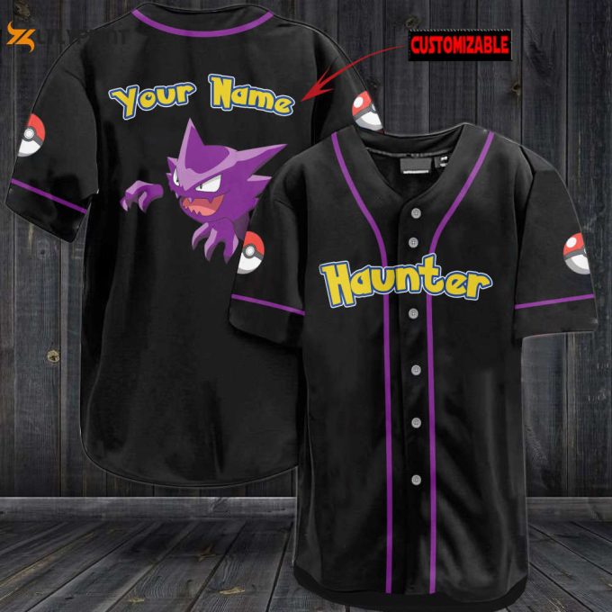 Personalized Haunter Baseball Jersey 1