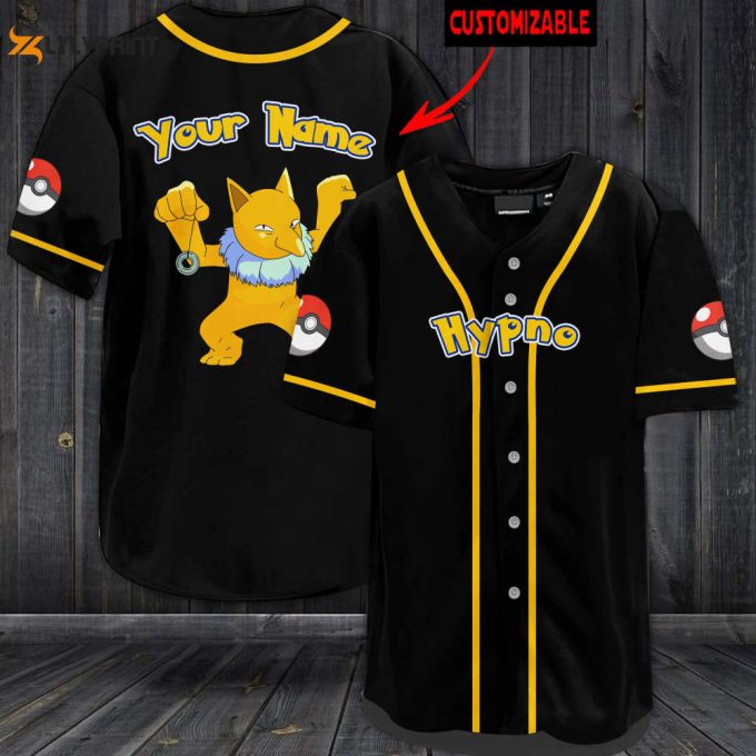 Personalized Hypno Baseball Jersey 1