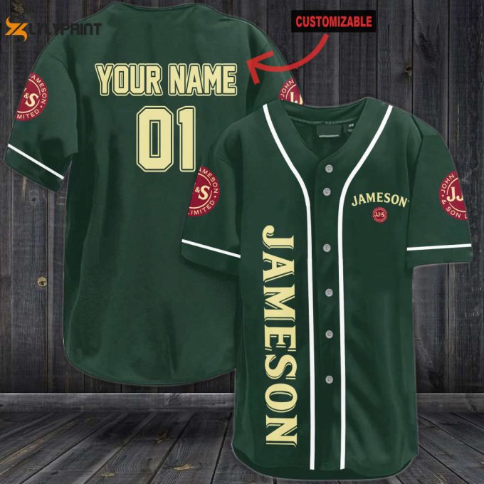 Personalized Jameson Baseball Jersey 1