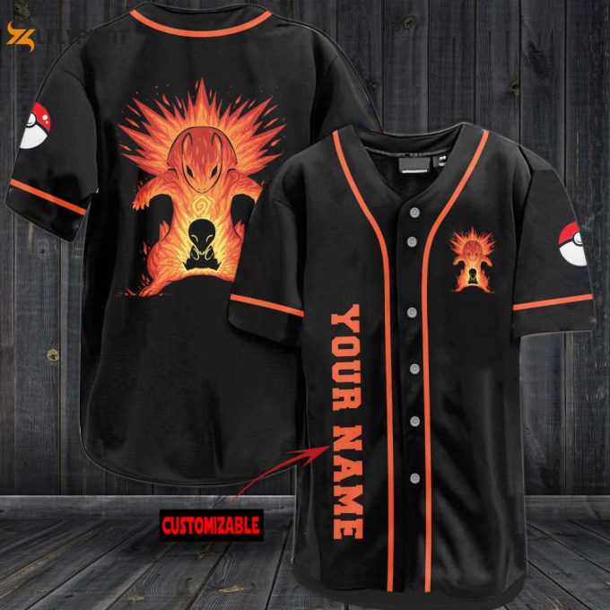 Personalized Typhlosion Baseball Jersey 1