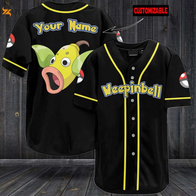 Personalized Weepinbell Baseball Jersey 1