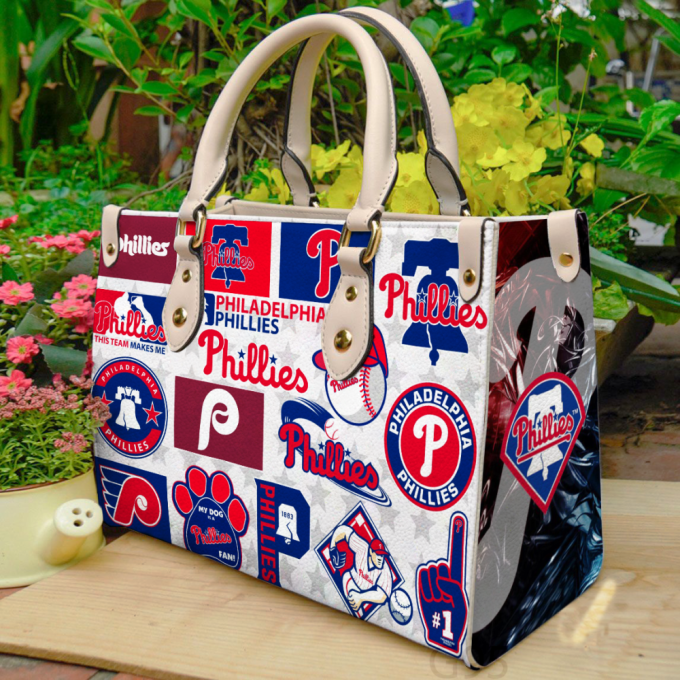 Stylish Philadelphia Phillies 1G Leather Hand Bag Gift For Women'S Day For Women S Day G95 2