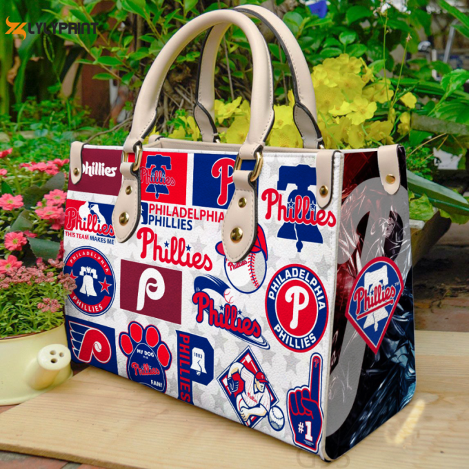 Stylish Philadelphia Phillies 1G Leather Hand Bag Gift For Women'S Day - Perfect Women S Day Gift G95 1