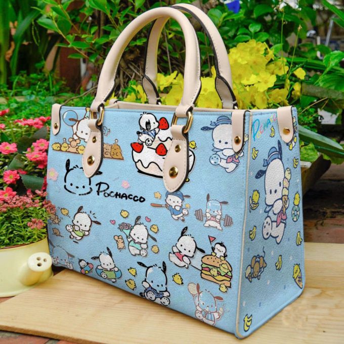 Pochacco Leather Handbag Gift For Women 2