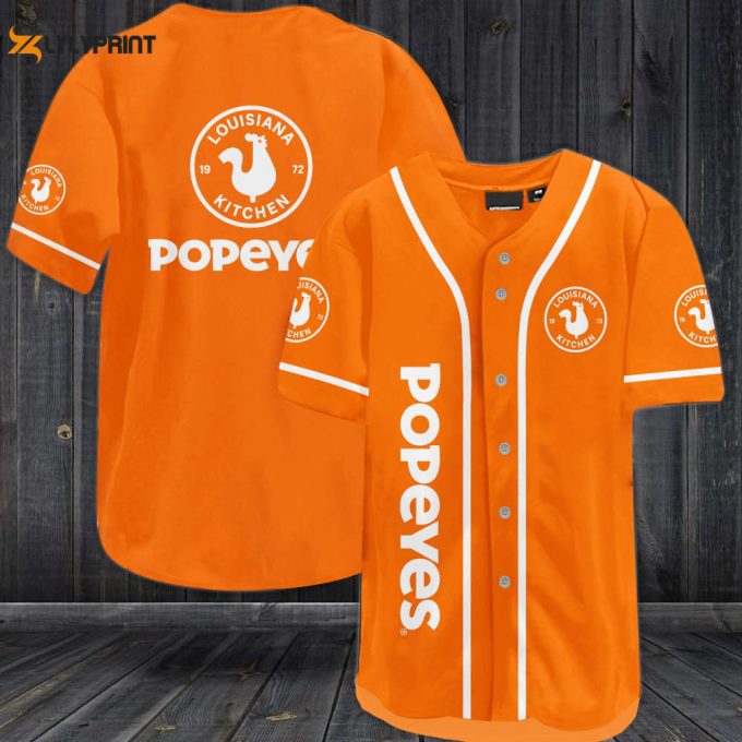 Popeyes Baseball Jersey 1